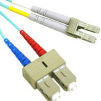 Cablestogo 6m USA 10Gb LC/SC Duplex 50/125 Multimode Fiber Patch Cable (21620)